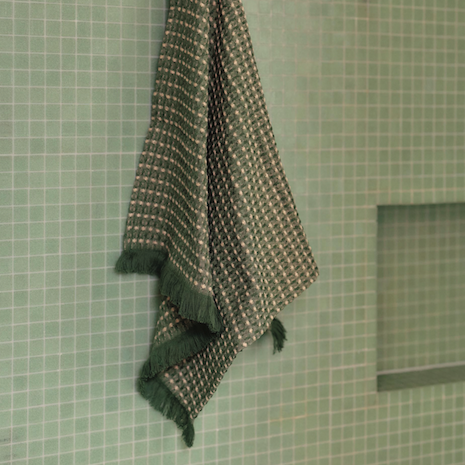 Aalto hand towel spirulina