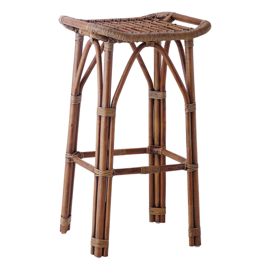 Sika salsa rattan bar stool 79cm antique
