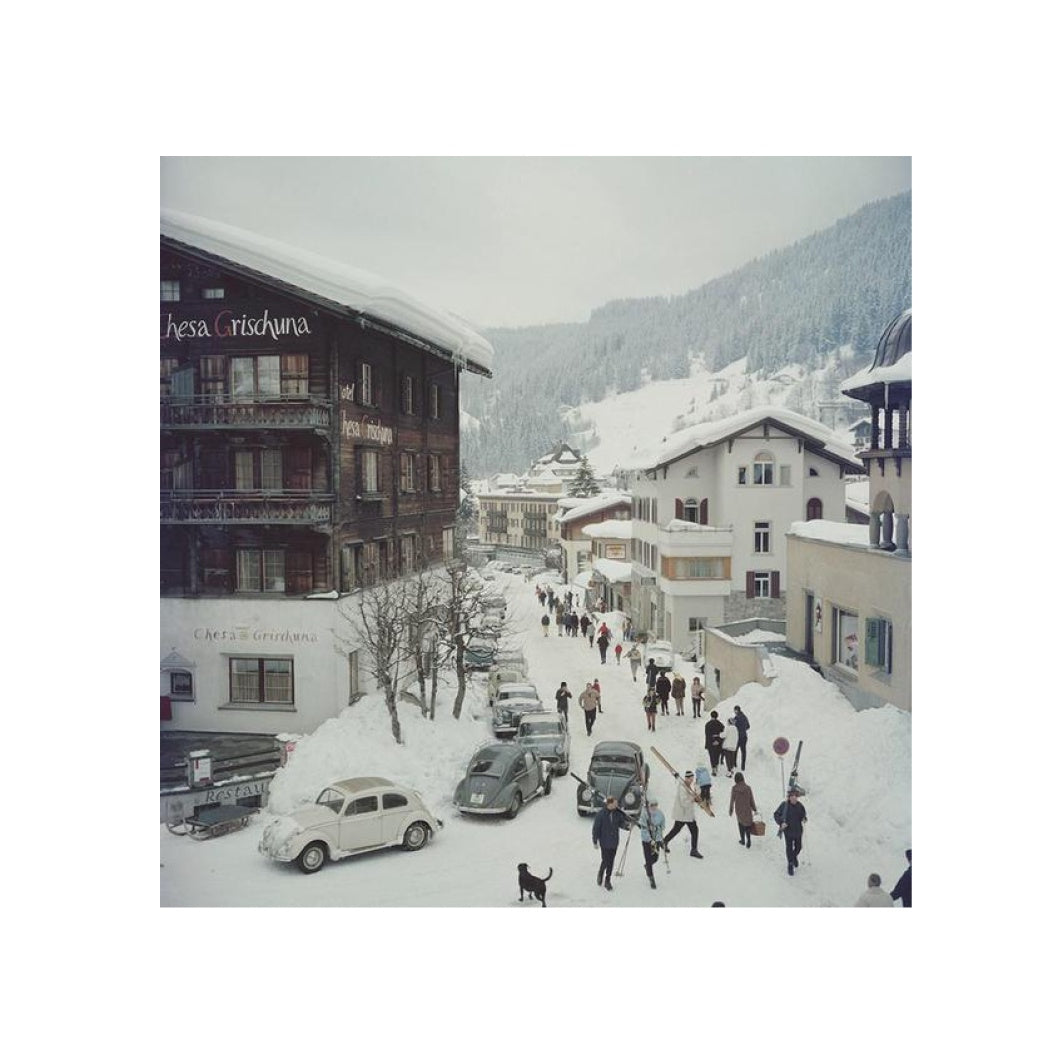 Slim Aarons 'Klosters' photographic print