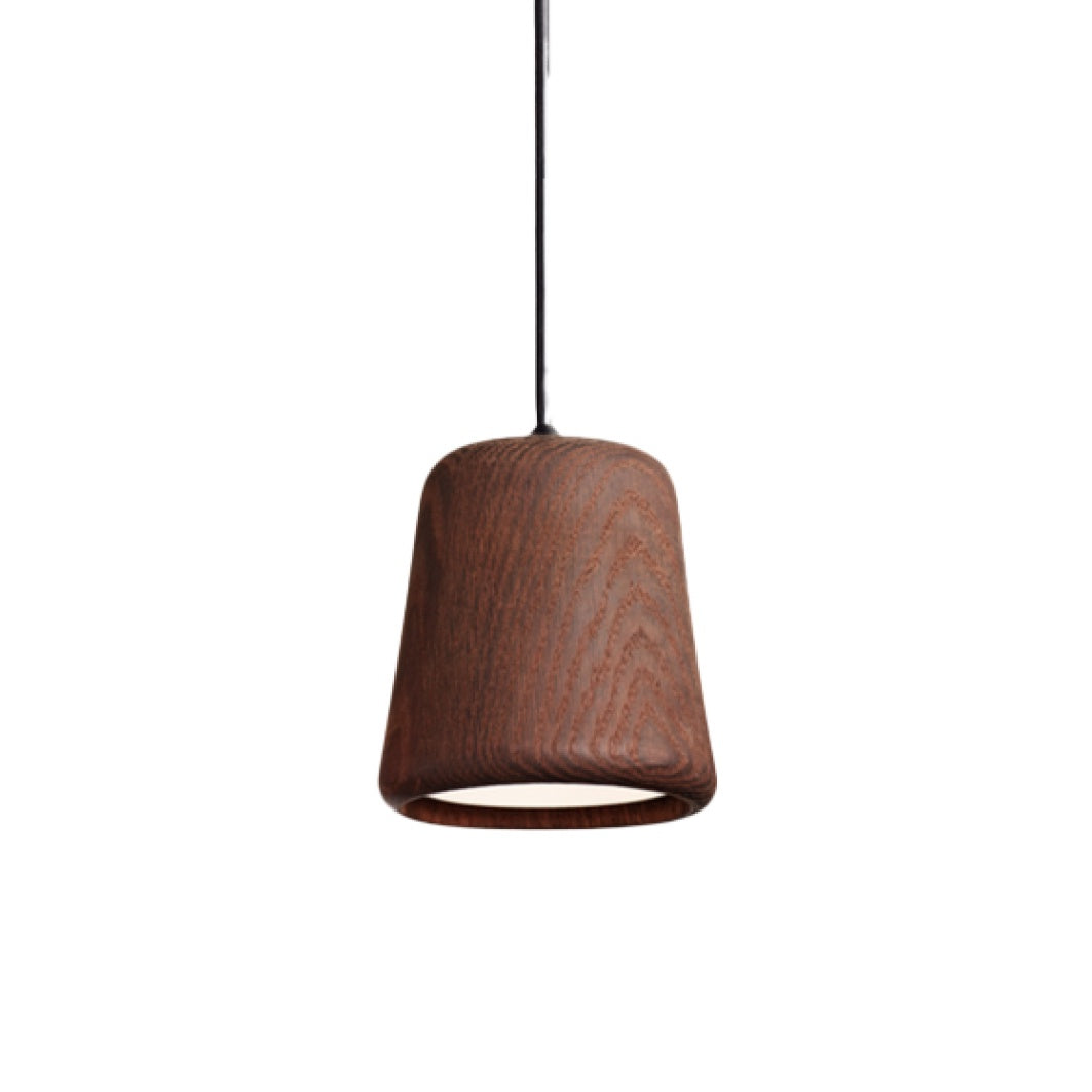 Smoked oak small pendant light