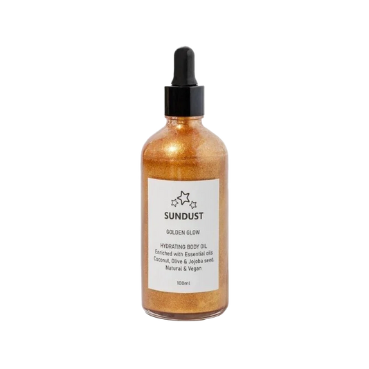 Sundust golden shimmer body oil 100ml