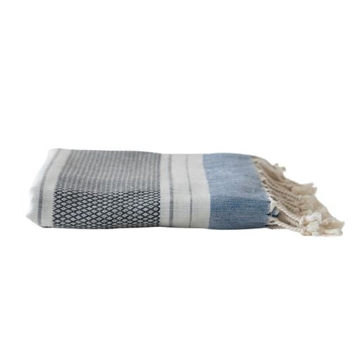 Sienna Turkish towel dark blue