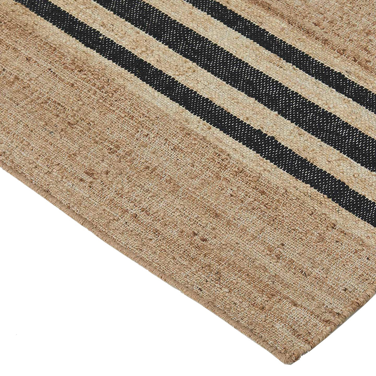 Umbro Rugs Umbra striped jute rug natural 200 x 300cm – green with envy nz