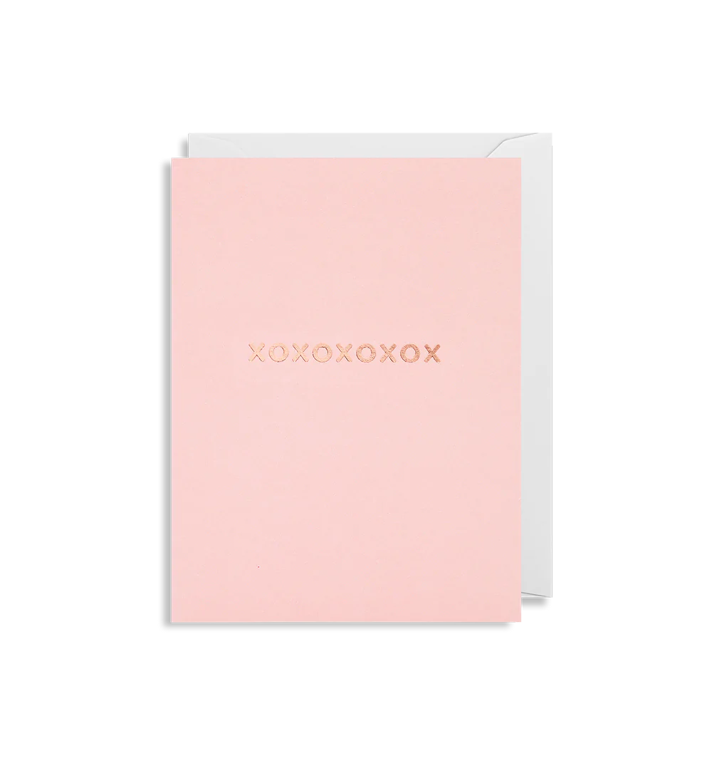 XOXOXO mini card
