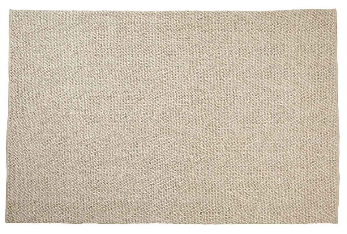 Weave Zambesi wool rug sandstorm