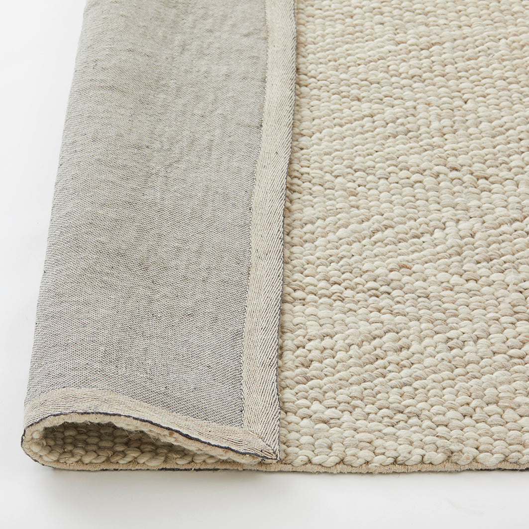 Weave Zambesi wool rug sandstorm