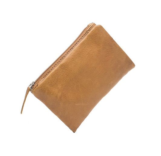 Dusky Robin dusky leather purse tan