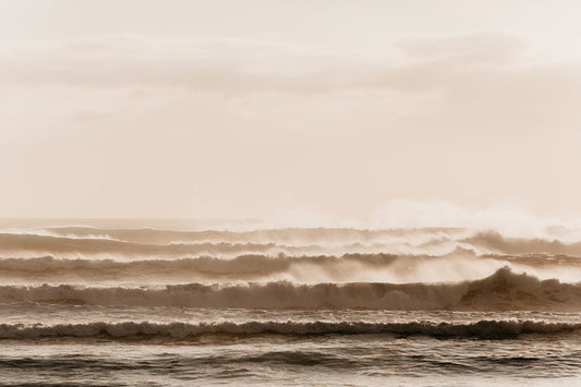 ‘Dusty West No.2’ was taken by NZ photographer Brijana Cato. Brijana took the photo during an evening out on the 'Wild West' coast - Muriwai Beach, NZ.  Brijana grew up in a small beach town north of Auckland, and she is hugely inspired by the ocean, coastline and anywhere warm and tropical. She is known for her fashion work with NZ fashion brands, often traveling around NZ and abroad.