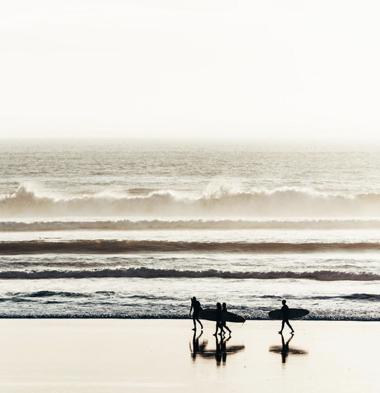 Evening Surf at Muriwai NZ photographic print