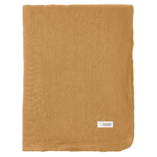 Add a touch of elegant style to your table setting, with this long 'Gracie' linen tablecloth, from Danish homeware brand, Broste Copenhagen.  The tablecloth is made of 100% linen and features a matching overlocked edging.  Dimensions: 160cm wide x 300cm long  Colour: tan