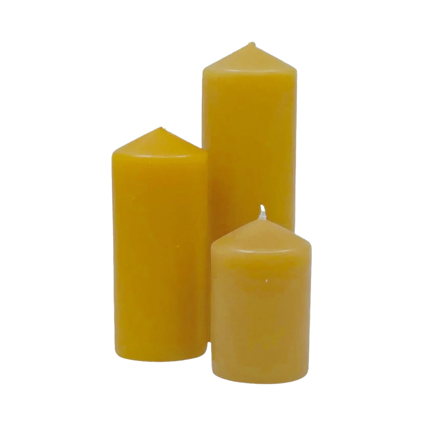 NZ Made beeswax candle
