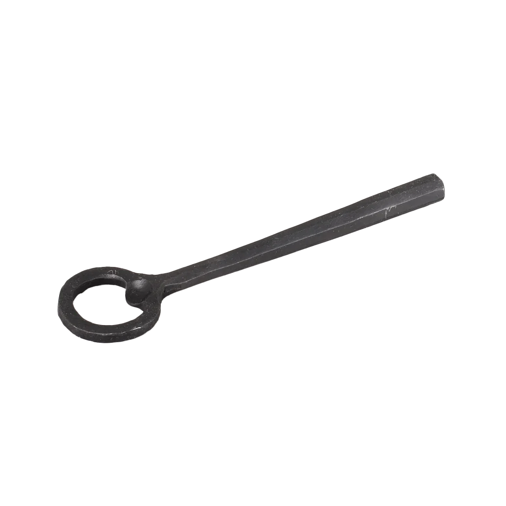 Black iron bottle opener