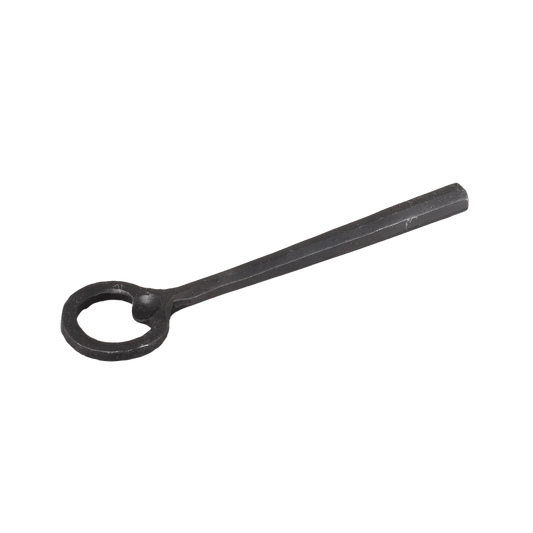 Black iron bottle opener