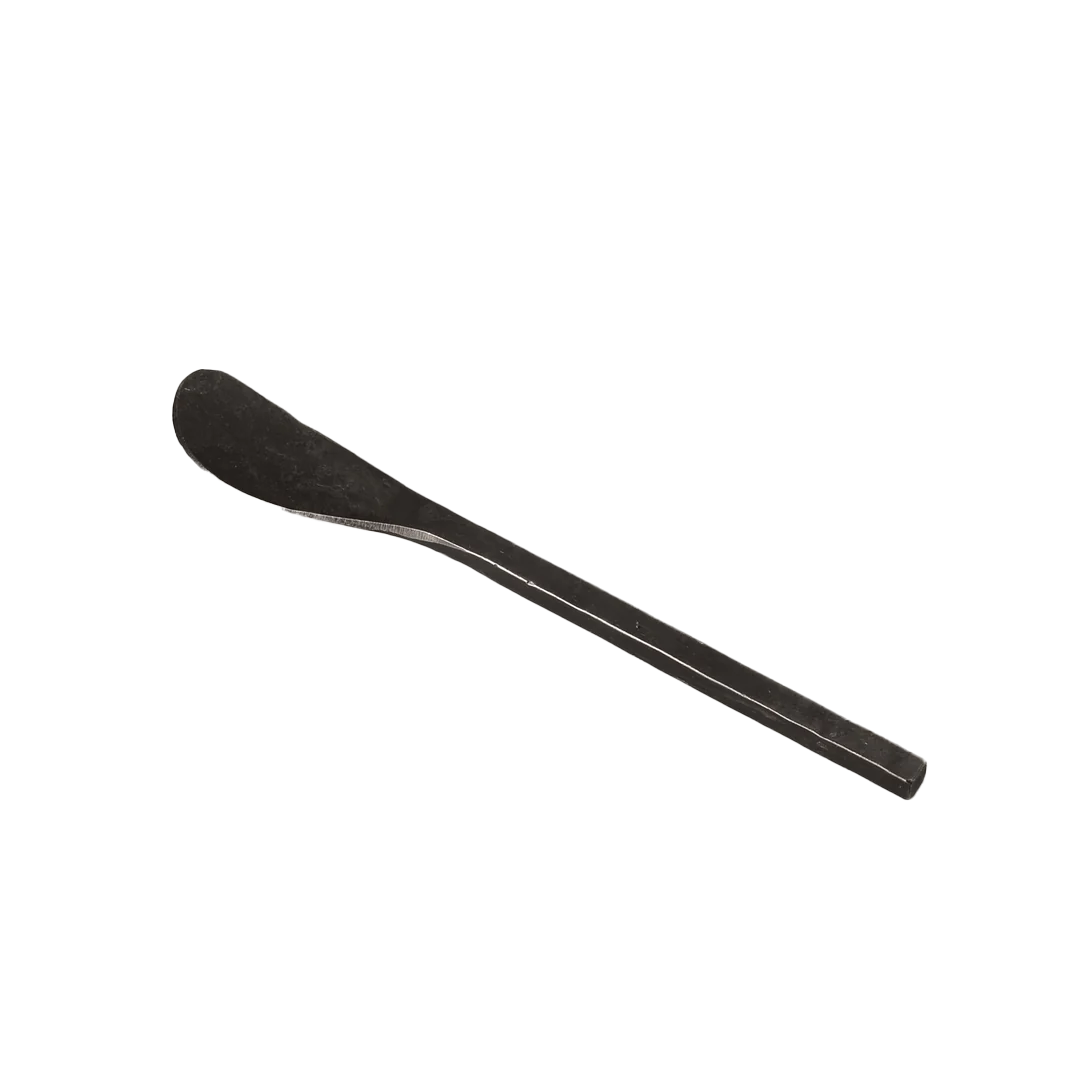 Hammered iron pate knife