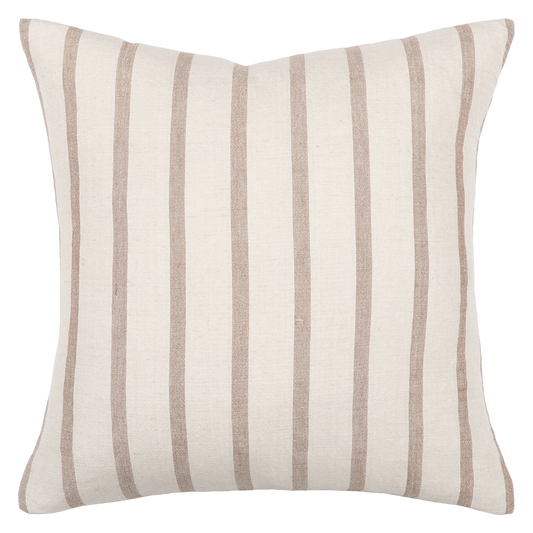 Hampton linen blend cushion cover 55cm cumin