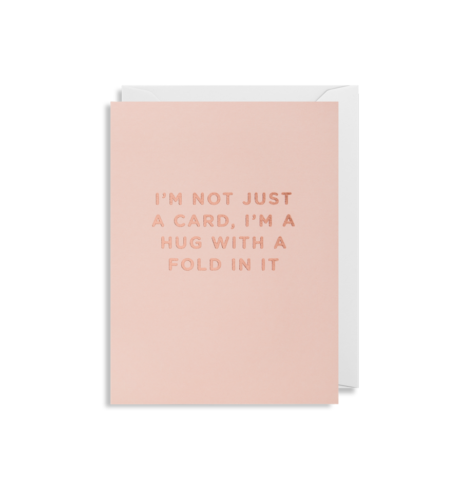 Hug with a fold mini card โ green with envy nz