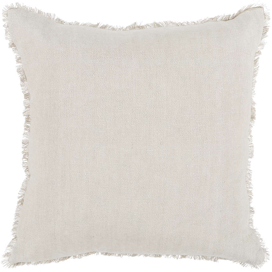 Keaton linen cushion cover natural 55cm