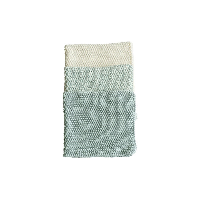 Cotton knitted cloths set of 3