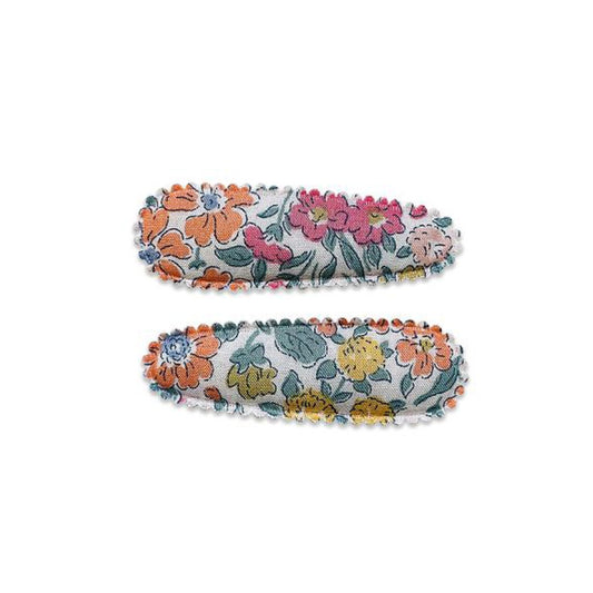 Liberty fabric hair clips rowie small