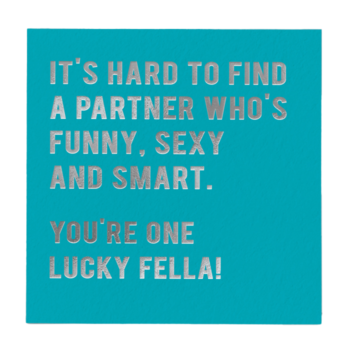 Lucky fella card