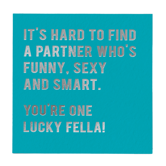 Lucky fella card