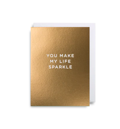 Make life sparkle mini card
