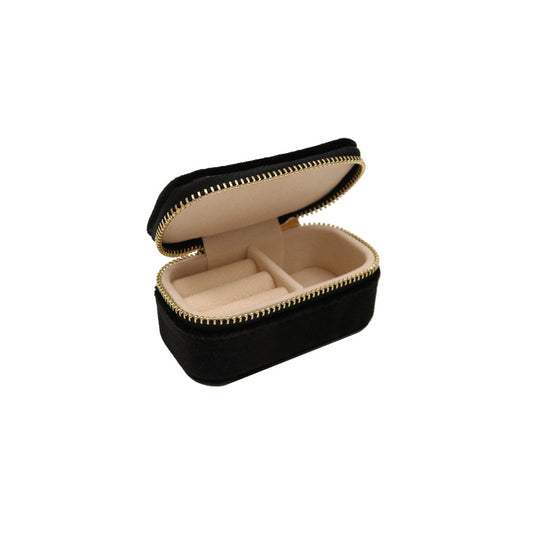 Mini velvet jewellery box