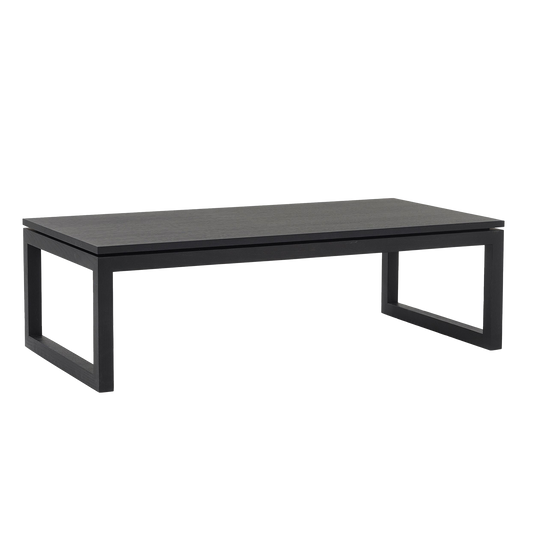 NZ made framed coffee table black