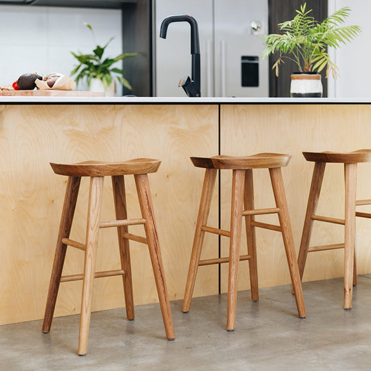 Oak counter stool natural 65cm