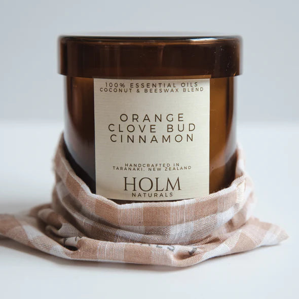Holm scented candle orange, clove bud & cinnamon