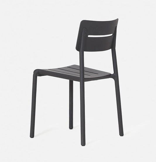 Otto outdoor dining chair black