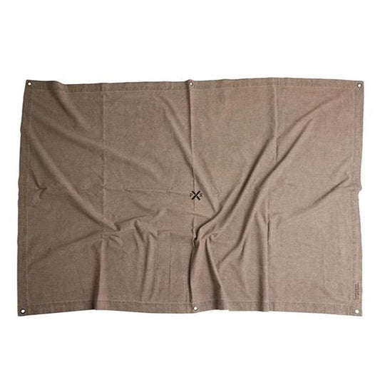 Pony Rider highlander canvas throw mud 140 x 190cm