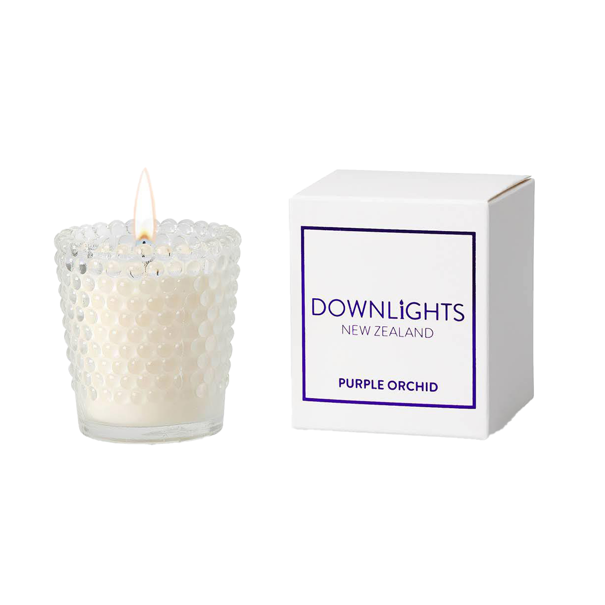 Downlights mini candle purple orchid