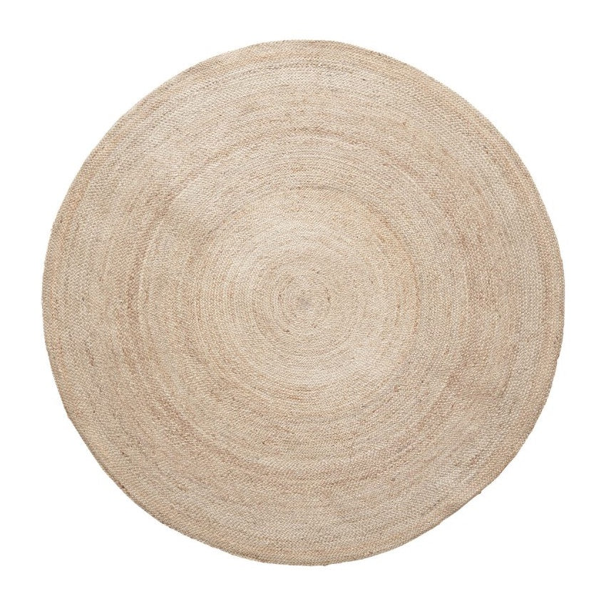 Round jute rug natural 150cm
