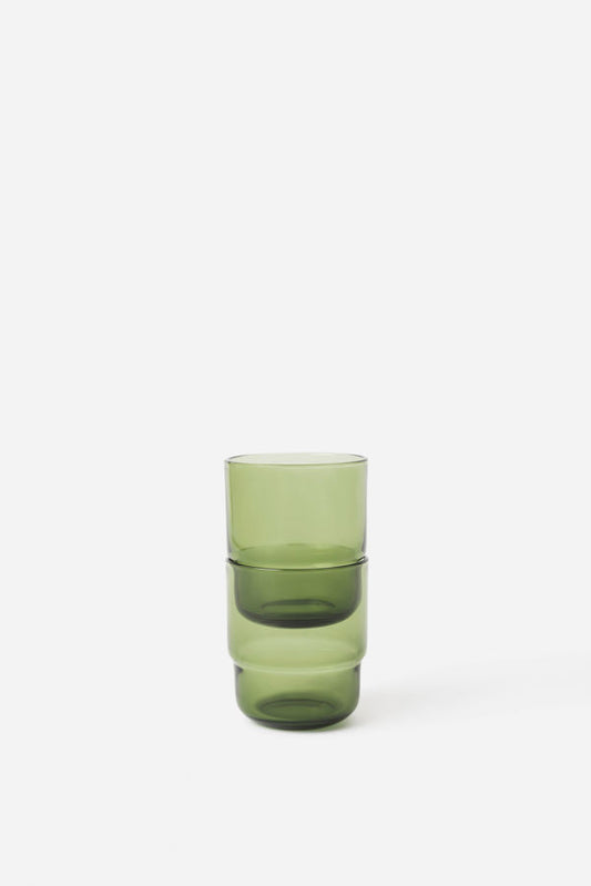 Piccadilly glass tumbler Olive