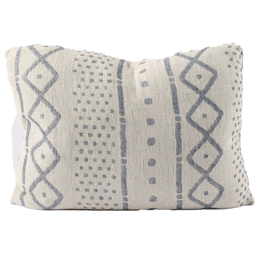 Senza linen blend cushion cover ink 40x60cm