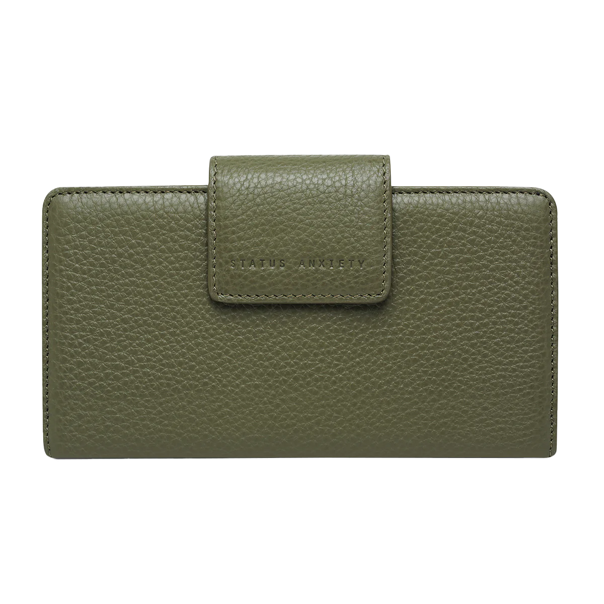 Ruins leather wallet khaki