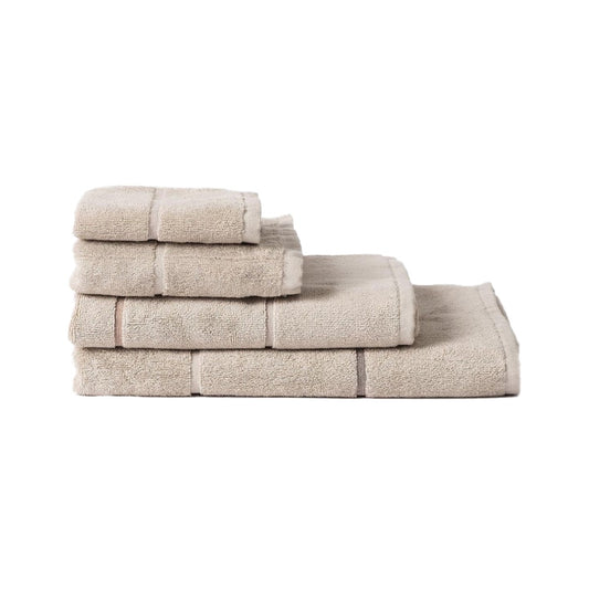 Pia cotton bath towel range oat