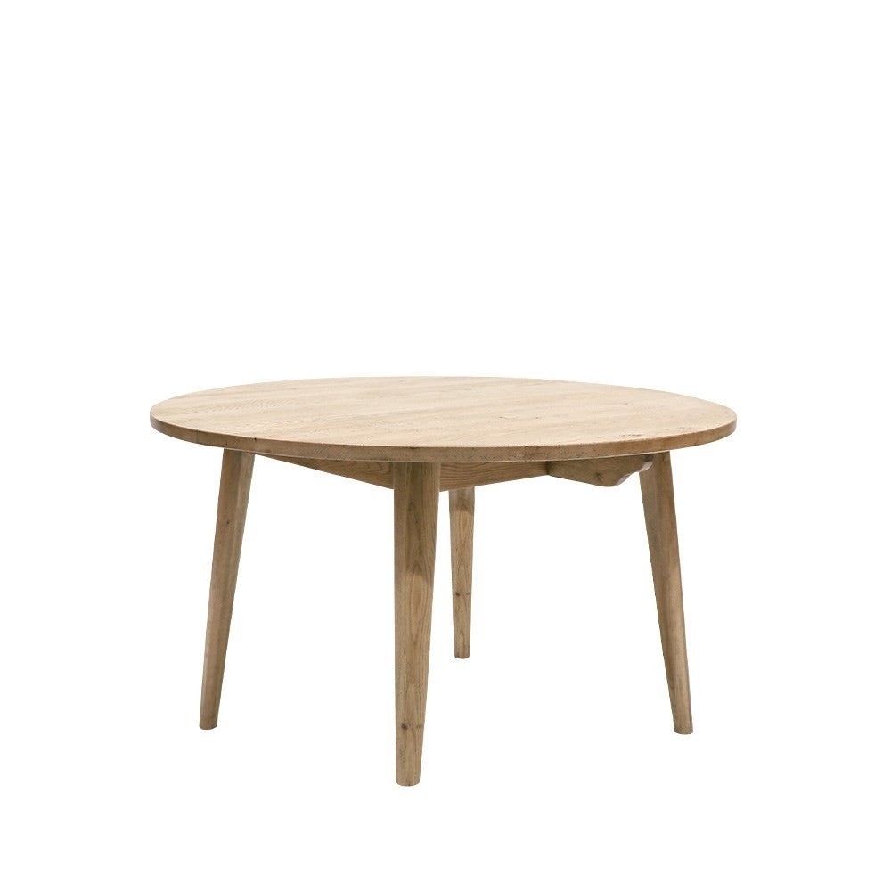 Vaasa oak round dining table 120cm