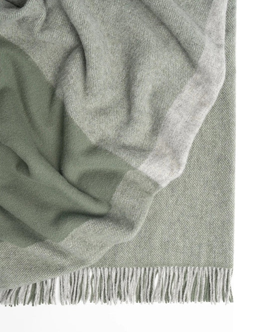 XL Riverton wool blanket aloe 140 x 240cm